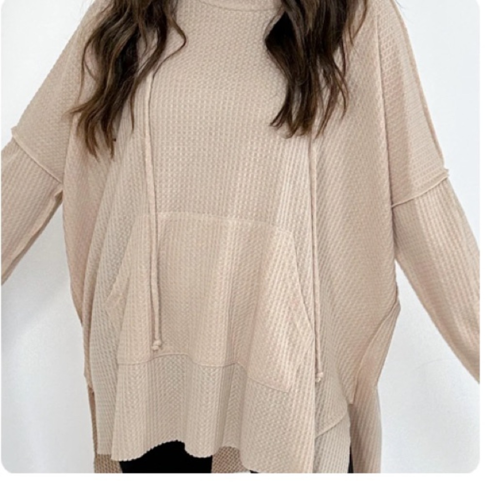 Talulah waffle knit hoodie. Size S